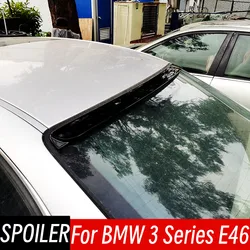 Car Rear Window Roof Spoiler Wing Bodykit For BMW 3 Series E46 1998-2006 ABS Plastic Glossy Black Carbon Tuning Accessories Part