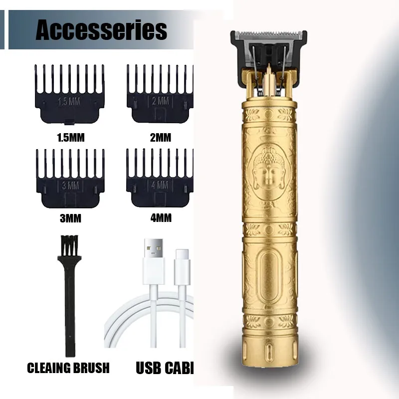 Elektrische Haar Schneiden Maschine Vintage T9 Clipper Haar Wiederaufladbare Mann Rasierer Trimmer Für männer Friseur Neue Heiße Verkauf