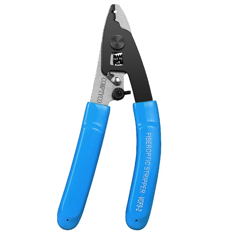 

COMTPYCO VCFS-2(Two-port)/VCFS-3(Three-port) Fiber Optic Stripping Pliers Optical Fiber Stripper Fiber Wire Strippers FTTH Tool