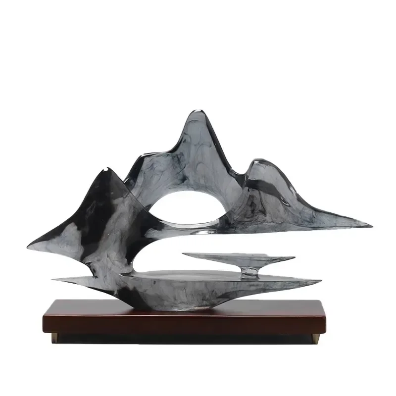 Modern rockery ornament, living room porch cabinet, decoration, office bookcase, high-end handicrafts