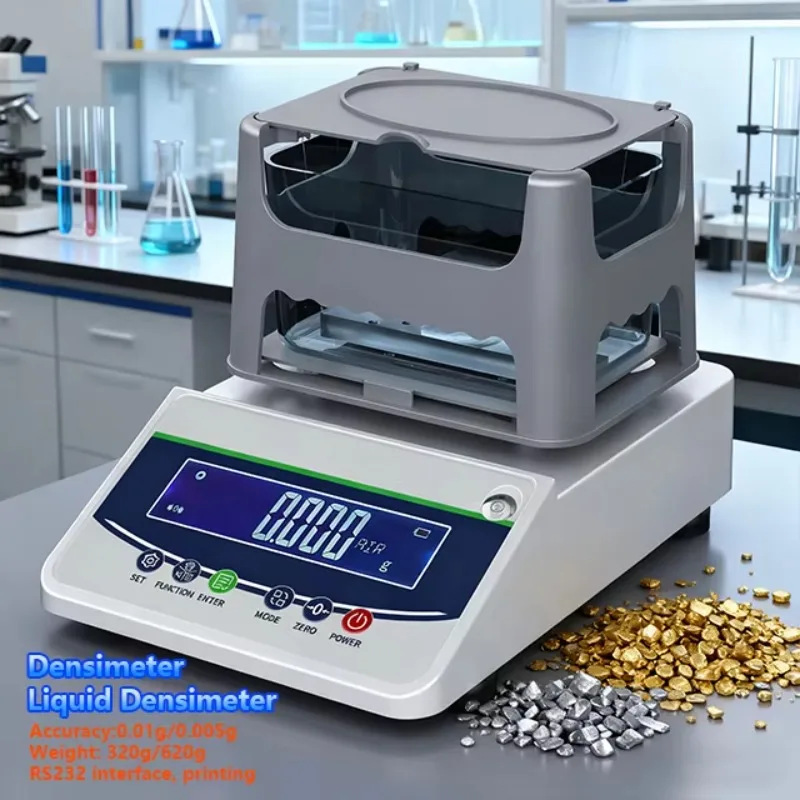 

Digital Densimeter Solid Densimeter / Liquid Densimeter; Gold Tester & Precious Metal Densimeter 320g / 0.005g