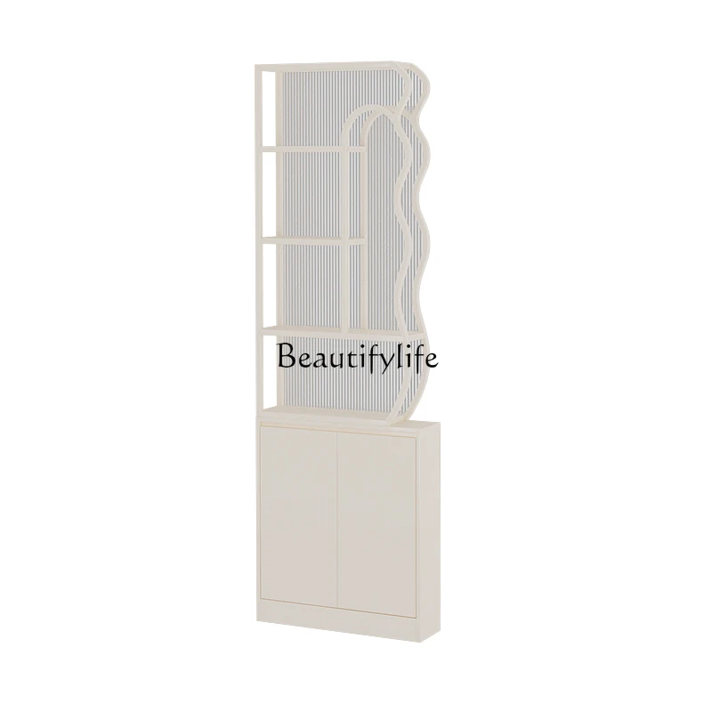 Door-to-Door Living Room Hallway Blocking Integrated Small Apartment Modern Light Luxury Screen Shoe Cabinet