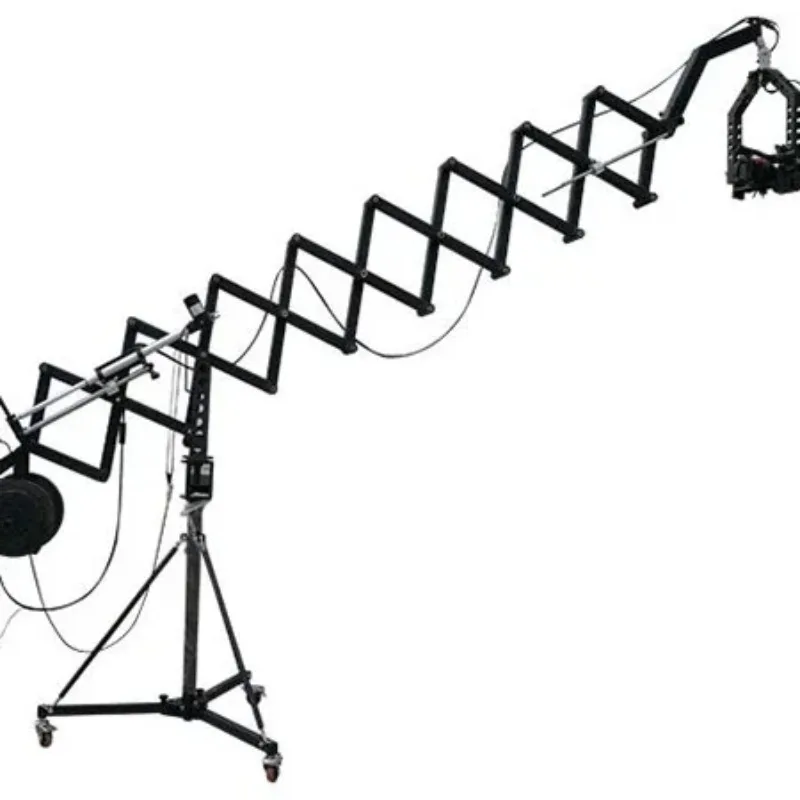 Best Camera Equipment 5.5m/18ft Scissors Crane Camera With Electric Arm