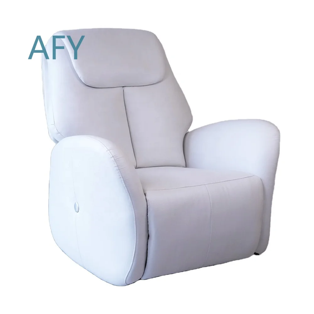 Modern Leather Sectional Sofa Armchair for Living Room Salons Extendable Reclining Chair with Fabric Upholstery Metal Frame