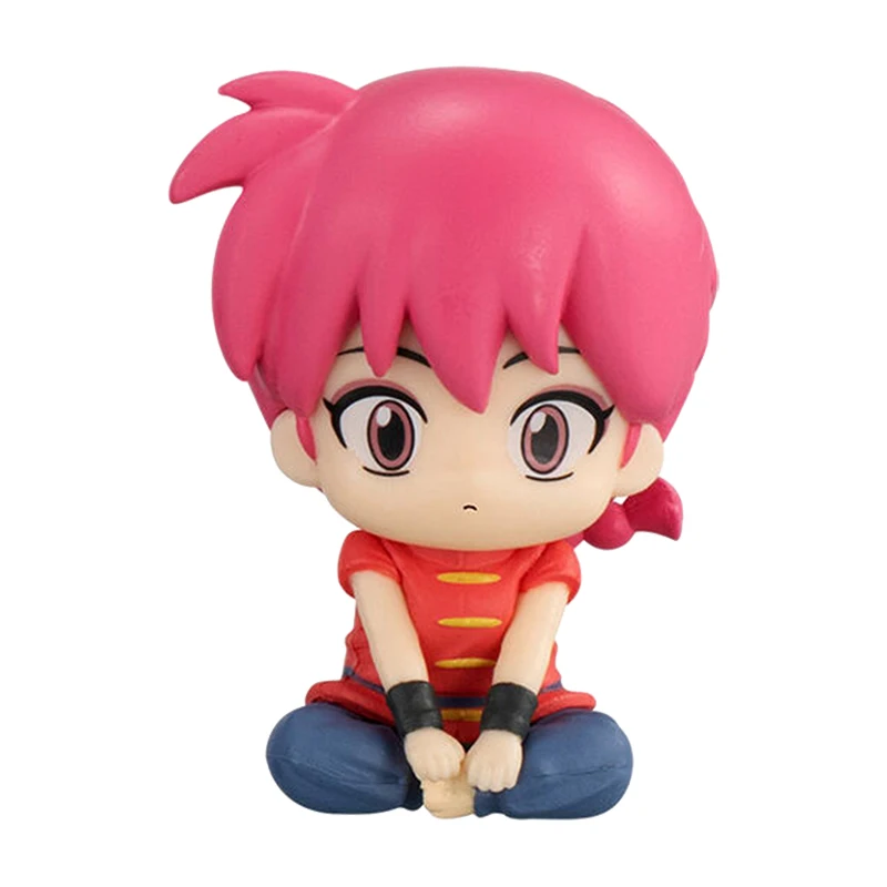 Original bandai gachapon ranma 1/2 ranma tendo akane hibiki ryoga shampoo pvc anime figuras figura de ação modelo brinquedos presentes