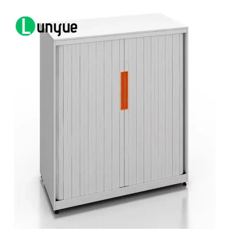 Rolling Shutter Door File Cabinet Metal Office Storage Furniture Secure Locking Drawer Organizer for Home Business Cheap