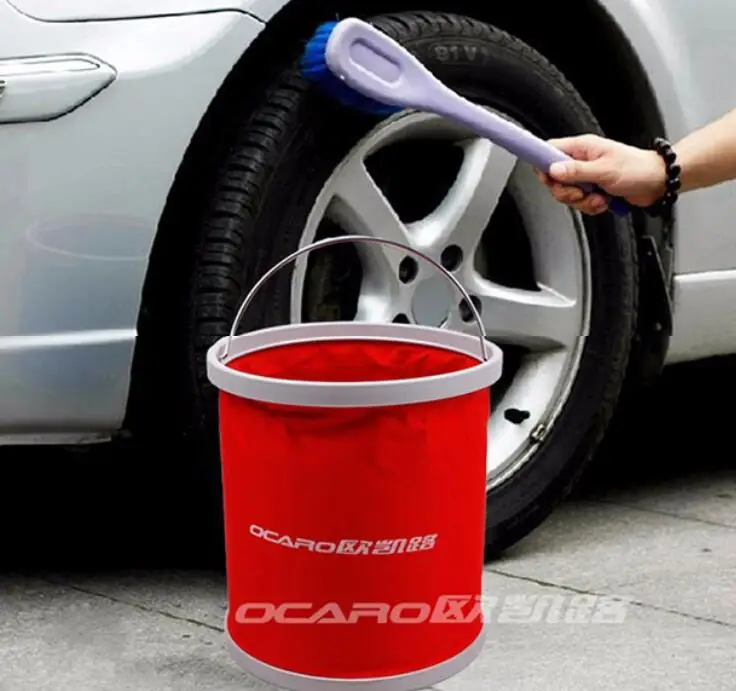 10L Foldable bucket large size Car mounted telescopic portable Storage multifunctional Travel Fishing Car Wash Bucket NO.TXF-290