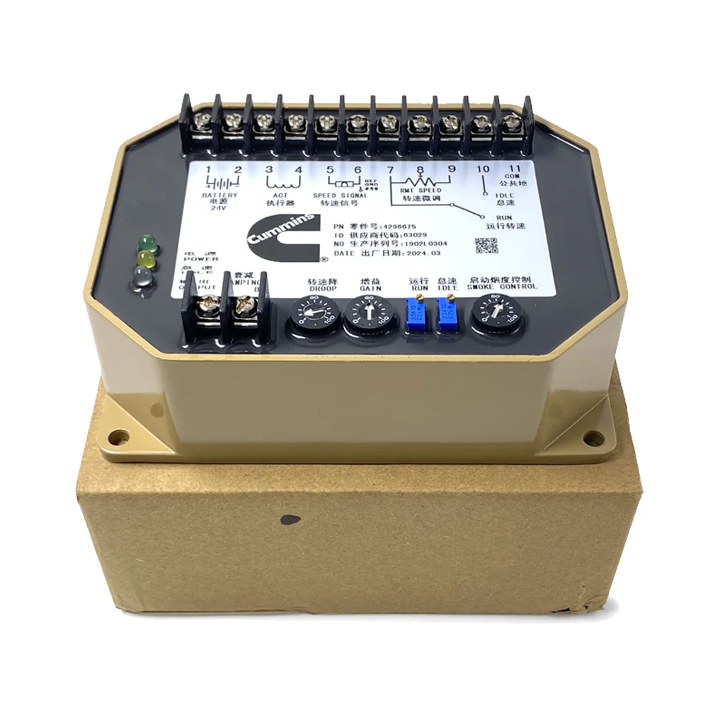 4296674  4296675 Cummins Diesel Generator Speed Controller Board Engine Speed Govornor Control Unit Module 4296674