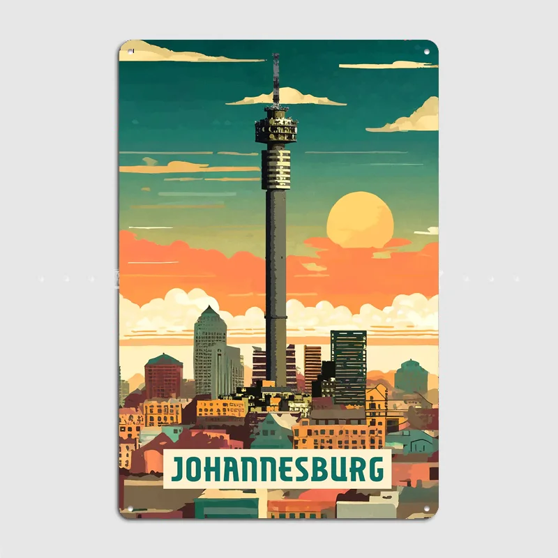 Affiche de voyage vintage de l - Home Decor Johannesburg avis et prix