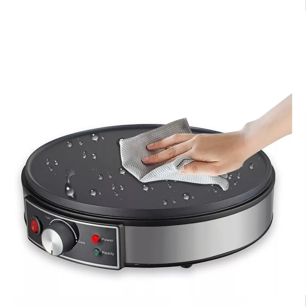 Electric Crepe Maker Multifunctional Pancake Machine for Roti Tortilla Blintzes Bacon