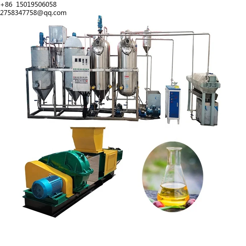 1-5T/D Small Cooking Oil Press Plant Manufacturer for Vegetable Oil/sunflower Oil Production Line