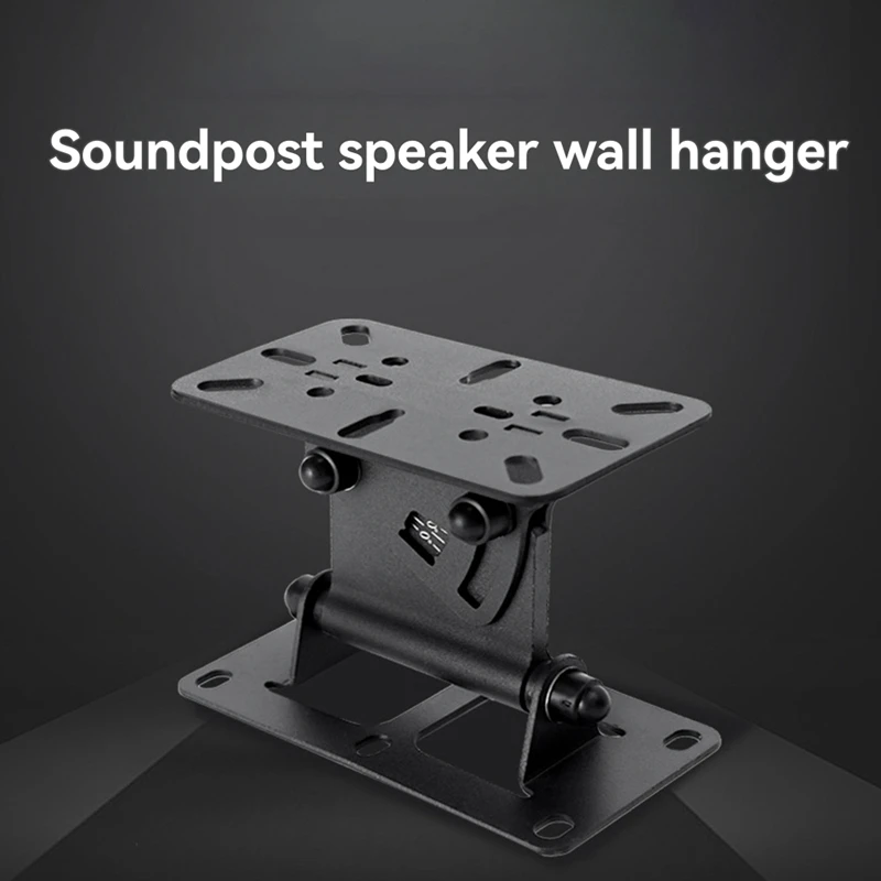 Heavy-Duty Speaker Wall Mount, Universal Adjustable With Tilt And Swivel For Bookshelf