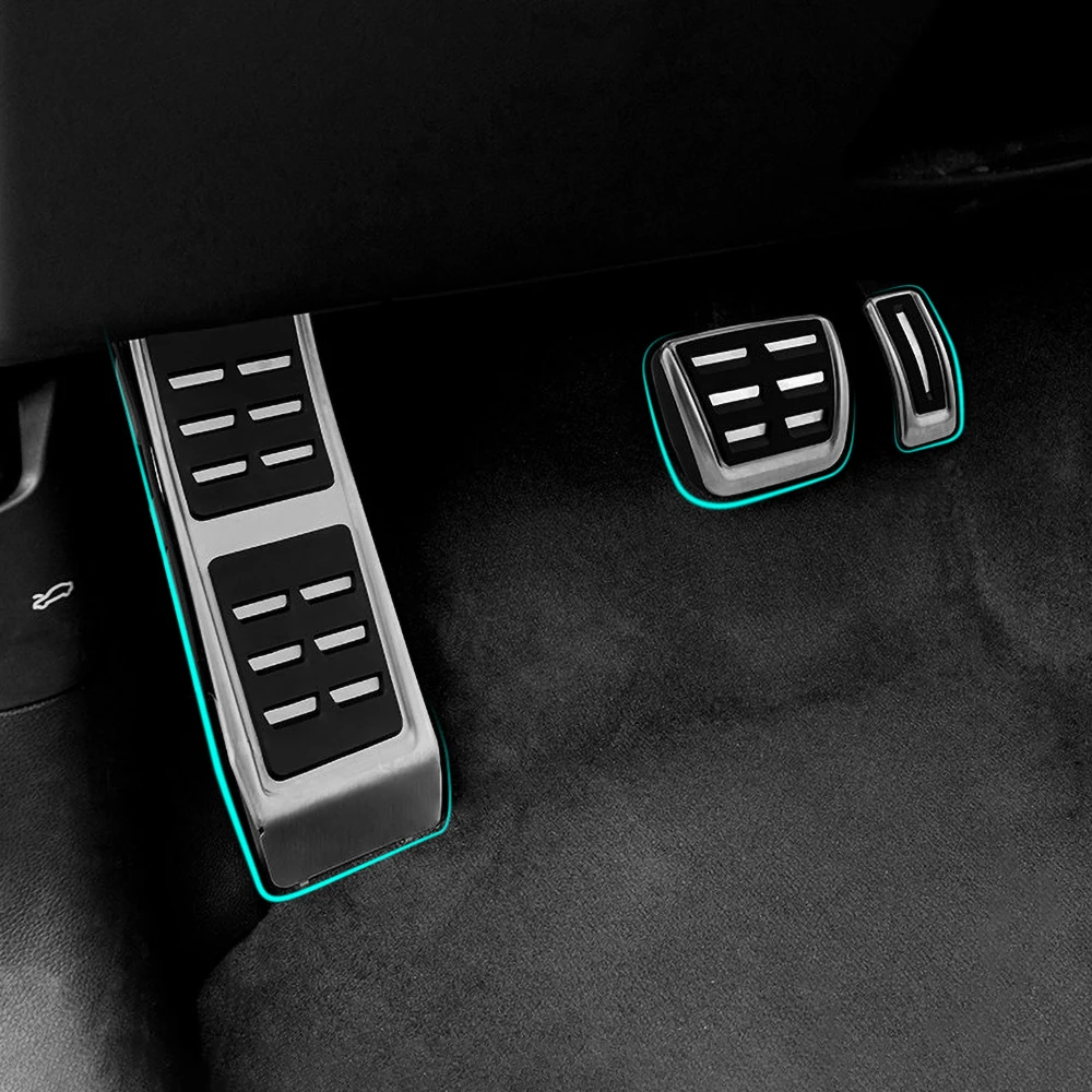 For Porsche Macan / Macan S 2014-2018 2019 2020 2021 2022 2023 2024 2025 2026 Car Accelerator Brake Pedal Cover Accessories