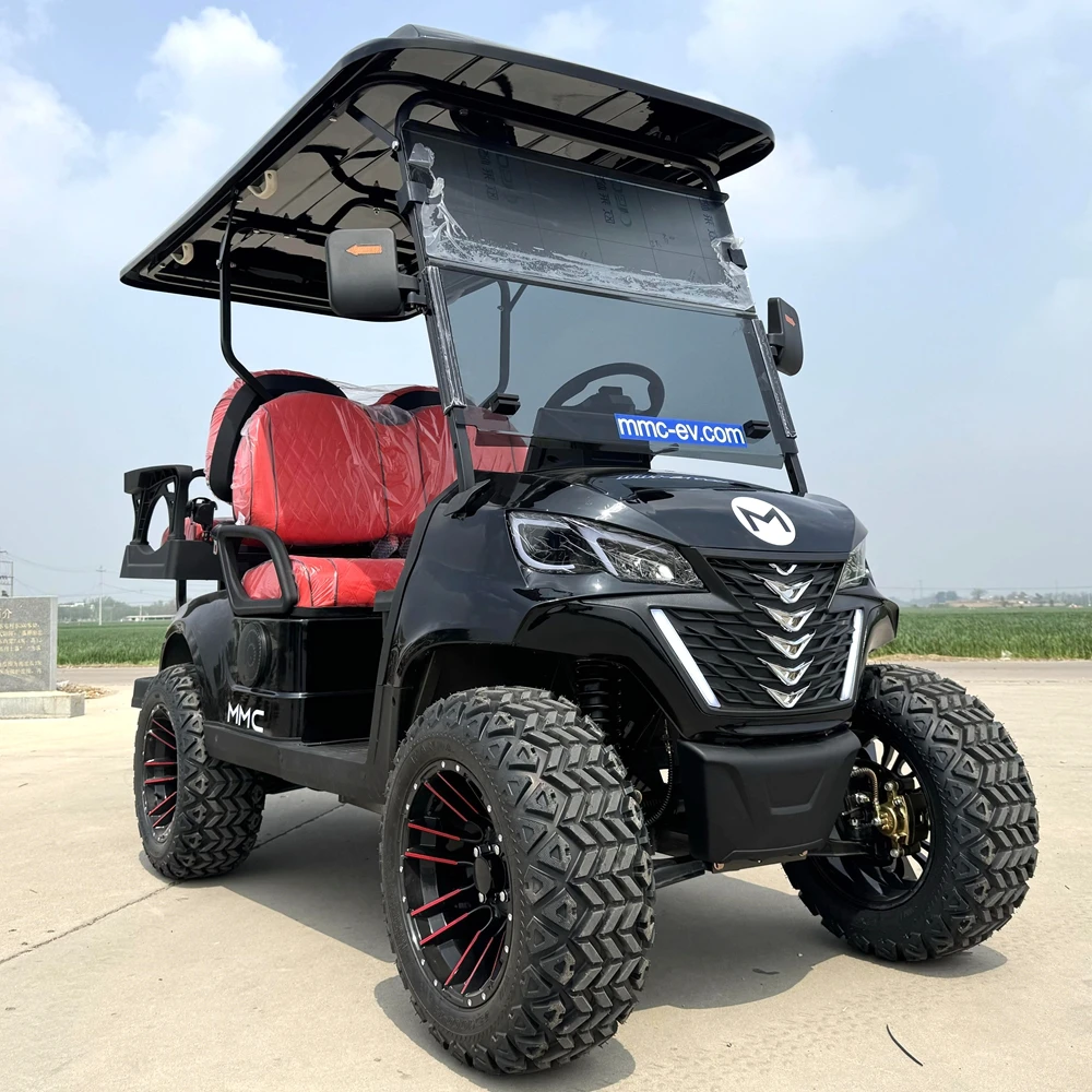 New Products Patrol Factory Area  High Quality 2/4/6 Seats Multi-color Light Flashing Electric Power Electric Golf Cart