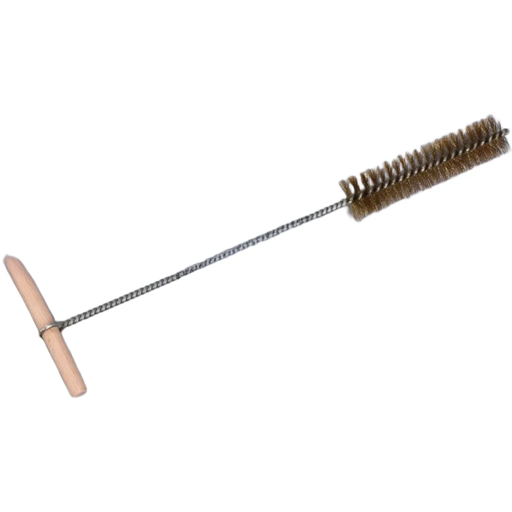 304 Stainless Steel Wire Brush 300mm with Wood Handle for Rust Removal Polishing and Cleaning of Industrial Equipment