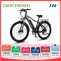 CMACEWHEEL F26 Electric Bicycle 29 Inch E-bike For Adults Men Women 48V/18Ah E Mountain Bike, Hydraulic Brake, 7 Speed