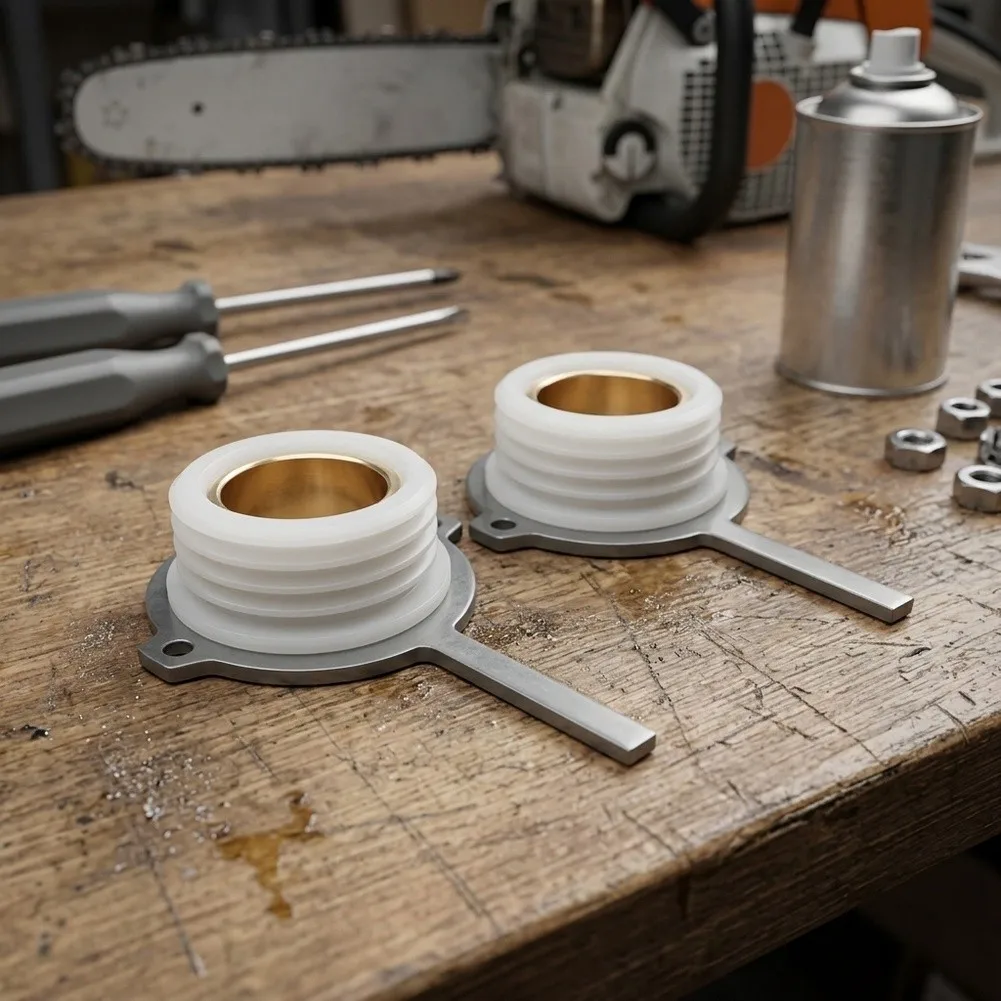 Metal Oil Pump Gear & Bracket Kit Compatible With Stihl= MS240 MS260 MS261 024 026 Chainsaw= Replacement Part 11216407111