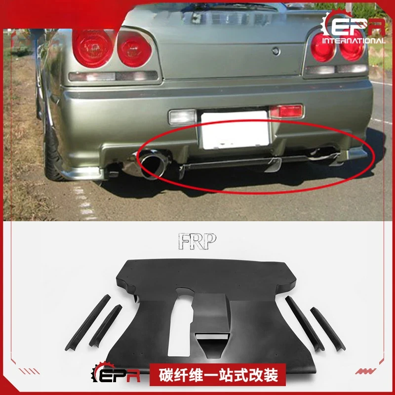 

Для Nissan Skyline R34 GTT полимерное волокно базовая пластина спойлера в стиле ESB-спортивная задняя отделка