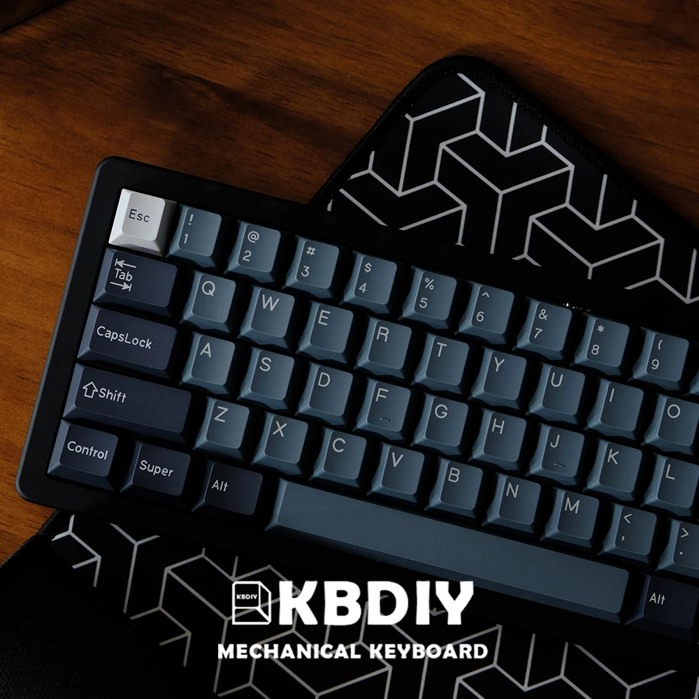 KBDiy GMK Keycap PBT Double Shot ISO GMK Apollo Keycaps Cherry Profile For Mechanical Keyboard DIY KIT Retro 160 Keys/Set GMK67