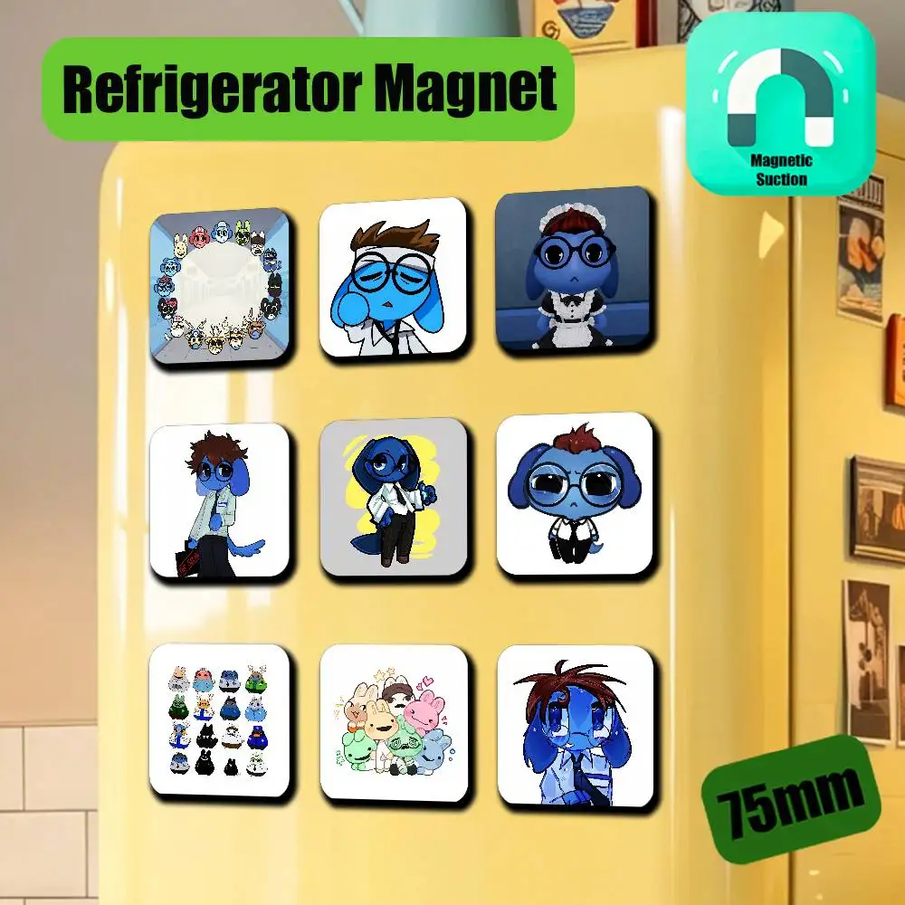 For Animal Hospital Anomaly Secretary Refrigerator Magnets Metal Icebox Cabinet Custom Fridge Magnetic Card Cover