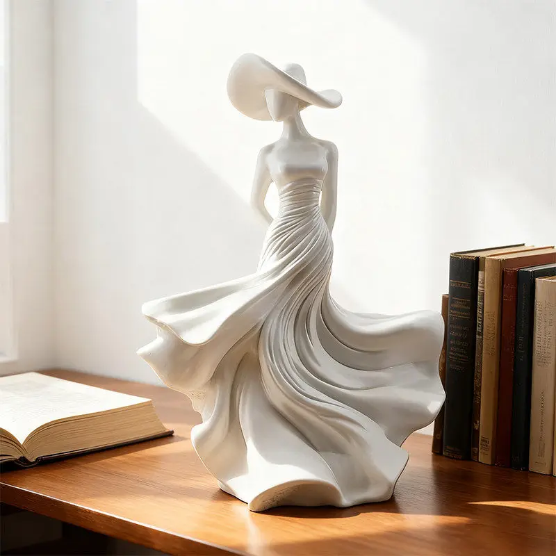 

PYH Phantom Muse Sculpture Creative Art Ornament Advanced TV Cabinet Living Room Wine Cabinet Home Decoration