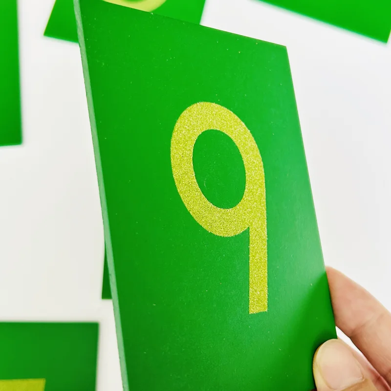 Montessori Rekenspeelgoed Schuurpapier Nummers Kaart Hout Digitale puzzel voor kinderen 0-9 Leermiddelen Educatief spel voor jonge kinderen