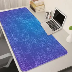 Alfombrilla de ratón para juegos, accesorio de dibujos mecánicos para el hogar, alfombrilla de ratón HD grande XXL, alfombra de goma Natural, alfombrilla de mesa antideslizante