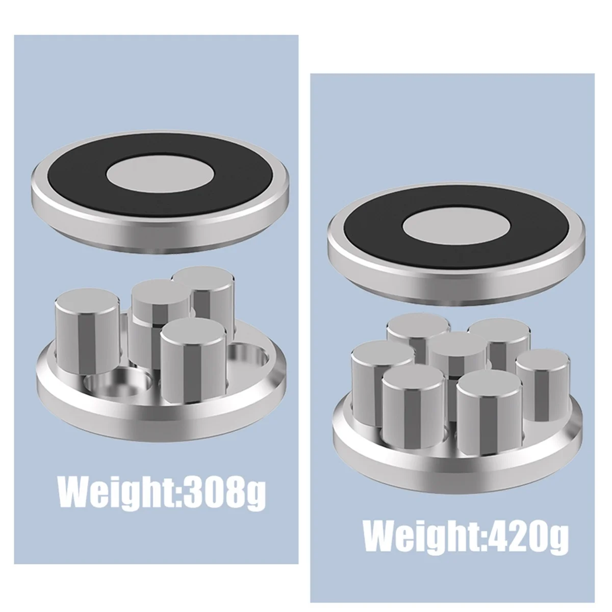 N97R LP Vinyl Disc Stabilizer Adjustable Recording Weight/Fixture Turntable Disc Stabiliser High Fidelity Damper LP420