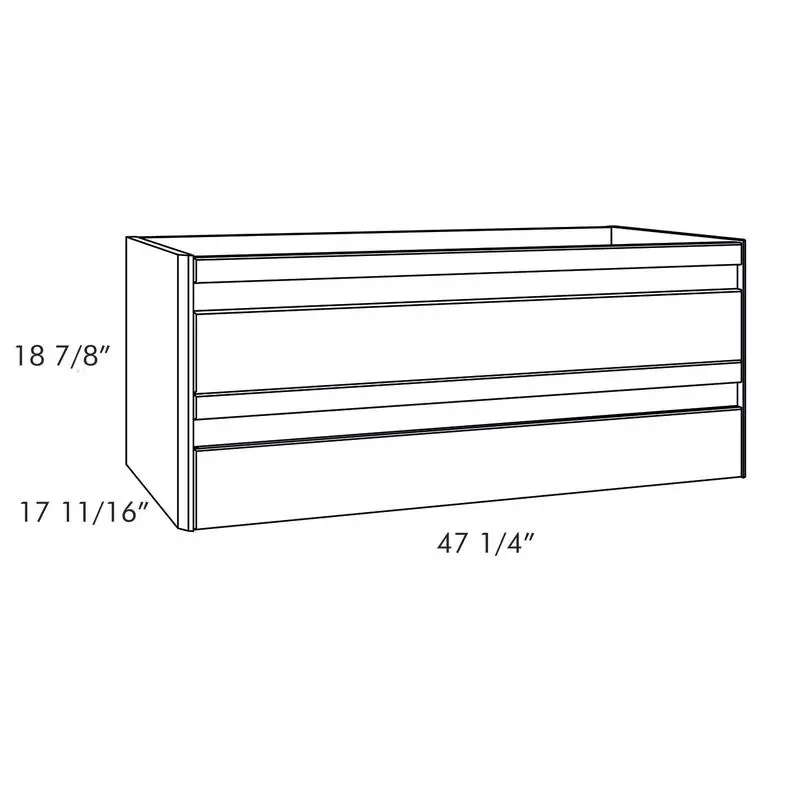 خزانة زينة فردية مقاس 48 بوصة، ودرجين، باللون الأبيض مع حوض أونيكس #6
