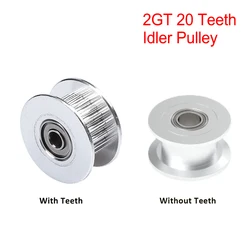 3D Printer Parts 2GT 20 Teeth Synchronus Wheel Idler Pulley GT2 Timing Pulley 16/20Teeh Bore 3MM 5MM Gear For GT2 Timing Belt