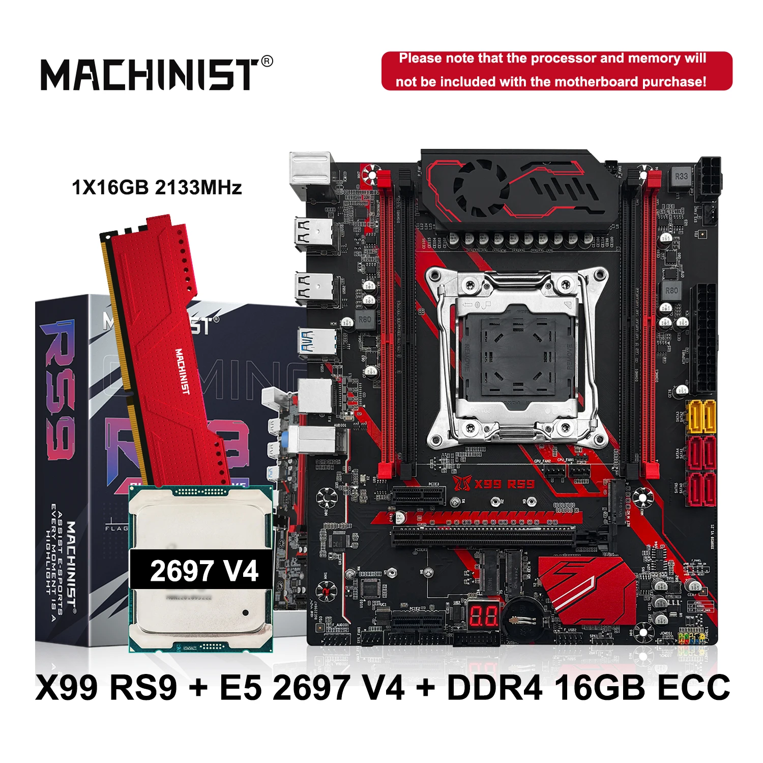machinist-x99-rs9-gaming-motherboard-set-intel-xeon-e5-2697-v4-cpu-processor-ddr4-ecc-16g-2133mhz-ram-m2-nvme-for-desktop-pc