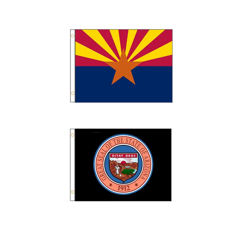 Arizona Flag Tapestry Banner 2x3FT 3X5FT Polyester Double Stitched Vivid Color Decorations Outdoor GQ-038