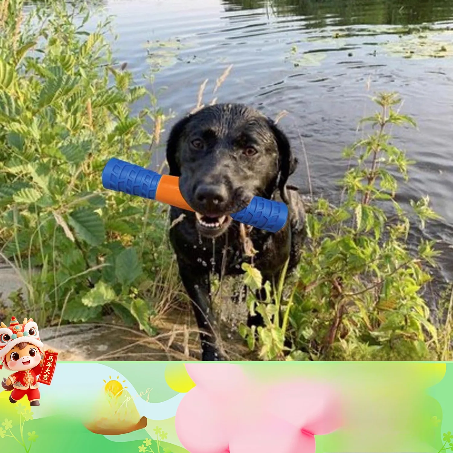 

Интерактивная игрушка для собак, плавающая на воде, летняя, для плавания, пищащая, прочная, устойчивая к жеванию, веселая, для собак всех пород и размеров