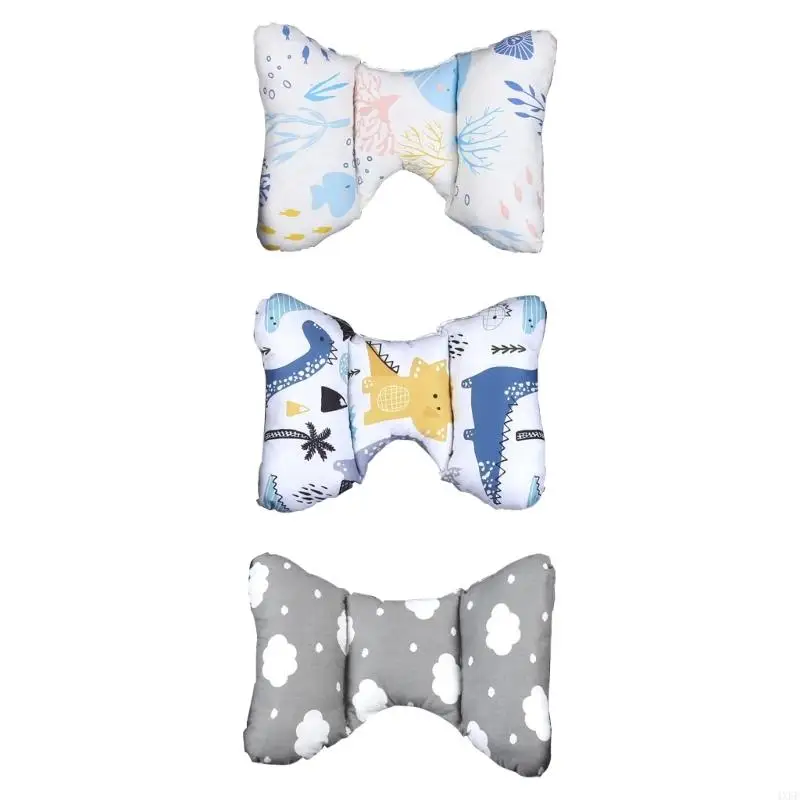 Infant Neck Support Pillow Vibration Absorption Technology Breathable Cotton Pad For Strollers Car And Home Cribs
