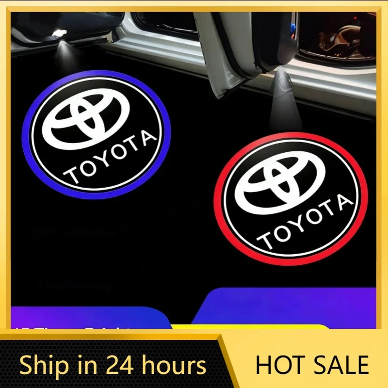 

Колпаки ступиц для TOYOTA Prado Rize MARK X Highlander Camry Corolla AVALON Prius Светодиодные автомобильные лампы приветственной двери Ghost Shadow Lamp A
