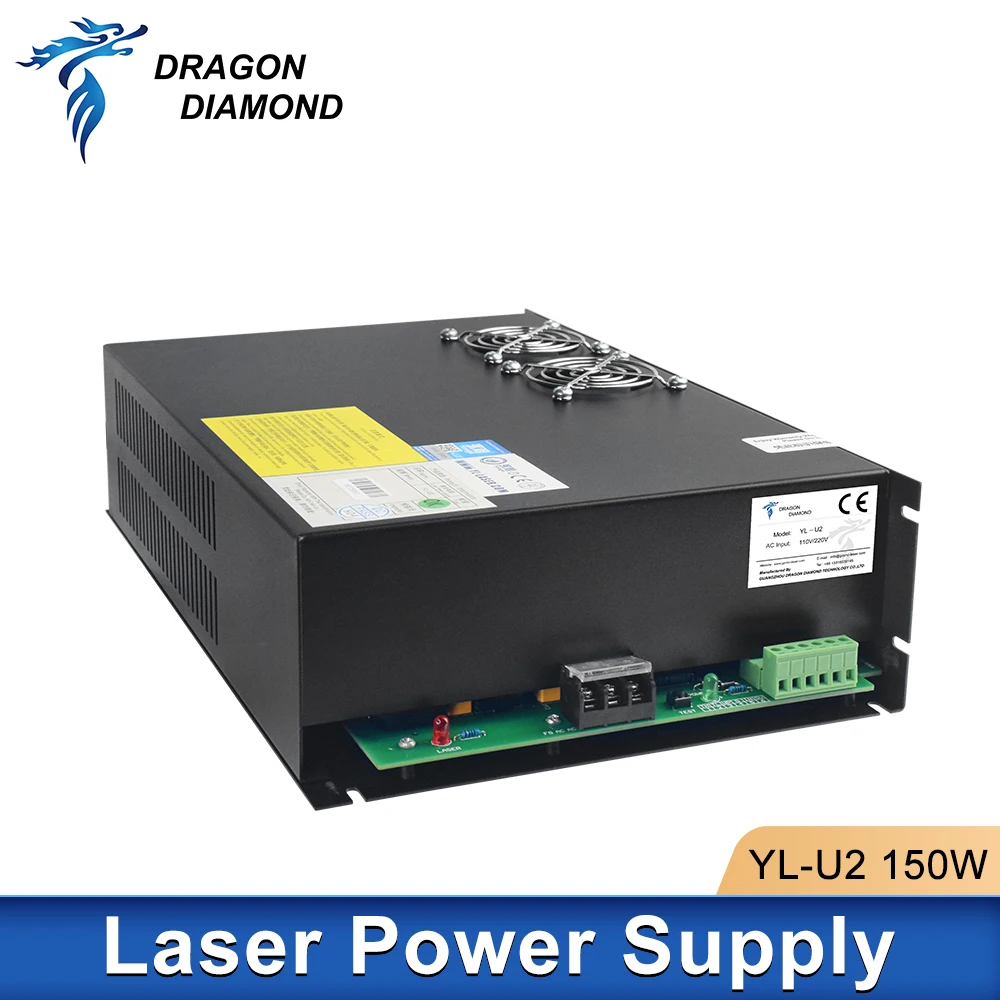 

Original 150W Yongli Co2 Power Supply YL-U2 PSU High Powerful Laser Tube Laser Engraver For Co2 Laser Engraving Cutting Machine