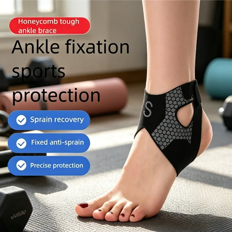 Ankle Brace Stabilizer Ultra Thin Compression Bi Directional Strap for Tendon Repair Ankle Fixation Support