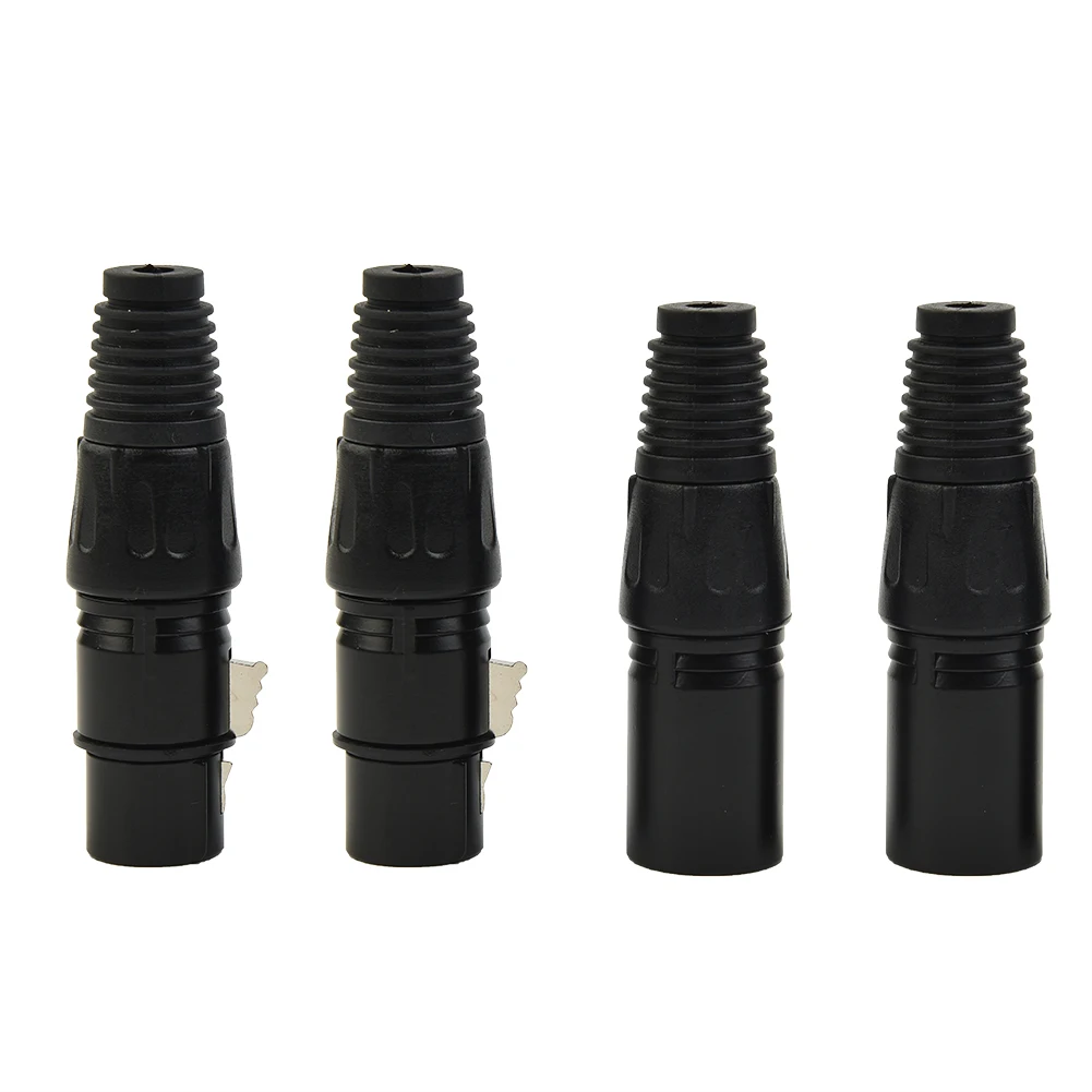 10Pair XLR for dmx 3 Pin Male&Female MIC Snake Audio Microphone Cable Connector Adapter Brass Microphone Accessories
