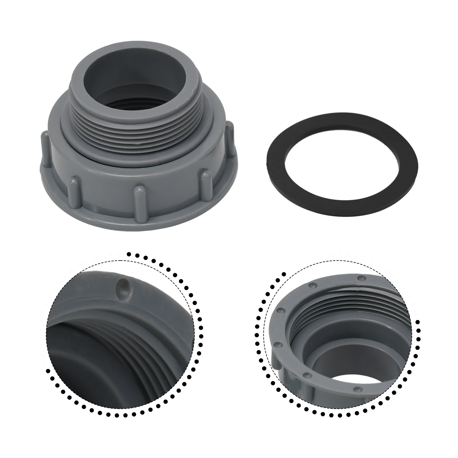 Sink Adapter Adapter Quick And Easy Bathroom Faucets Gray High Reliability Professional Manufacturing High Quality