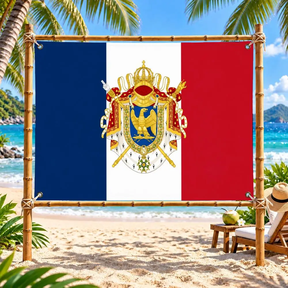 Free France Ensign National Flags Outdoor Decor Flaga Decorative Home Objects Barber Shop Decoration Garage Hang