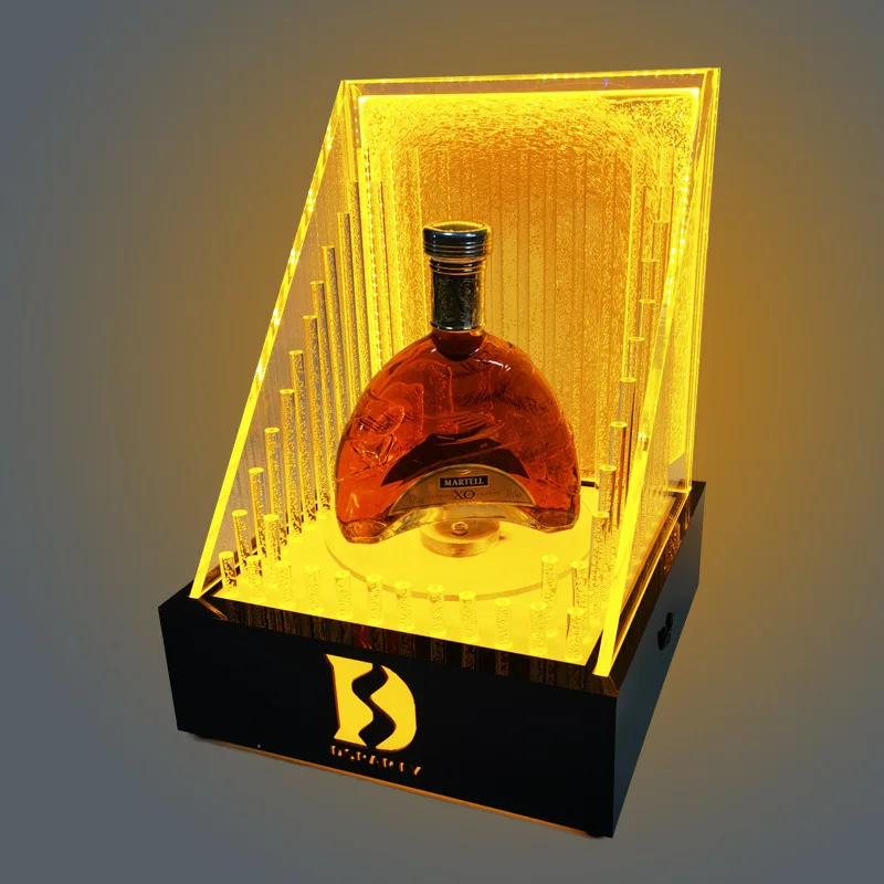 

Светящаяся креативная подставка для демонстрации красного вина и шампанского KTV Wild Grid XO с LED-подсветкой