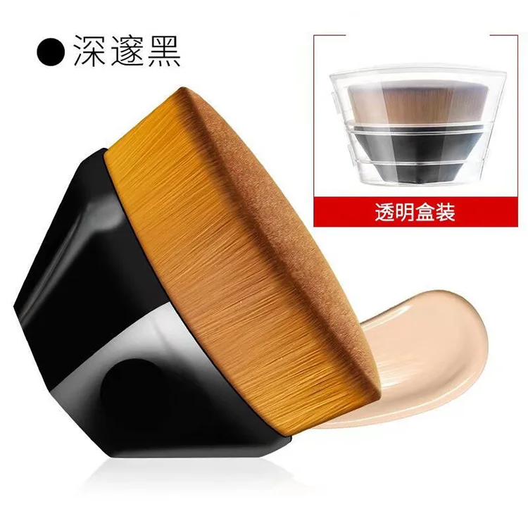 Brocha de maquillaje de seis esquinas, brocha de base Kabuki para maquillaje líquido, juego de brochas, maquillaje sintético suave cosmético para mujeres