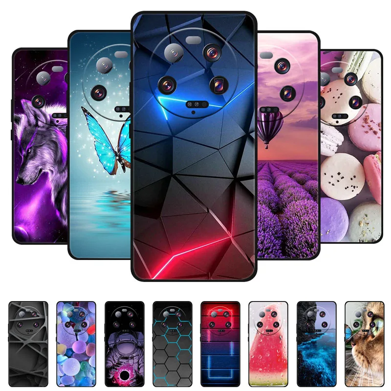 

For Xiaomi 13 Ultra Case Soft Silicone Cover Black Bumper TPU For Xiaomi 13 Ultra 5G Phone Cases 13Ultra Shockproof Back Covers