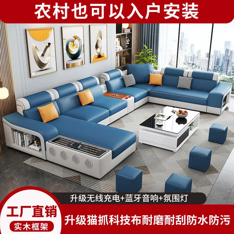 New disposable cat scratch technology fabric sofa modern simple size house type chaime latex