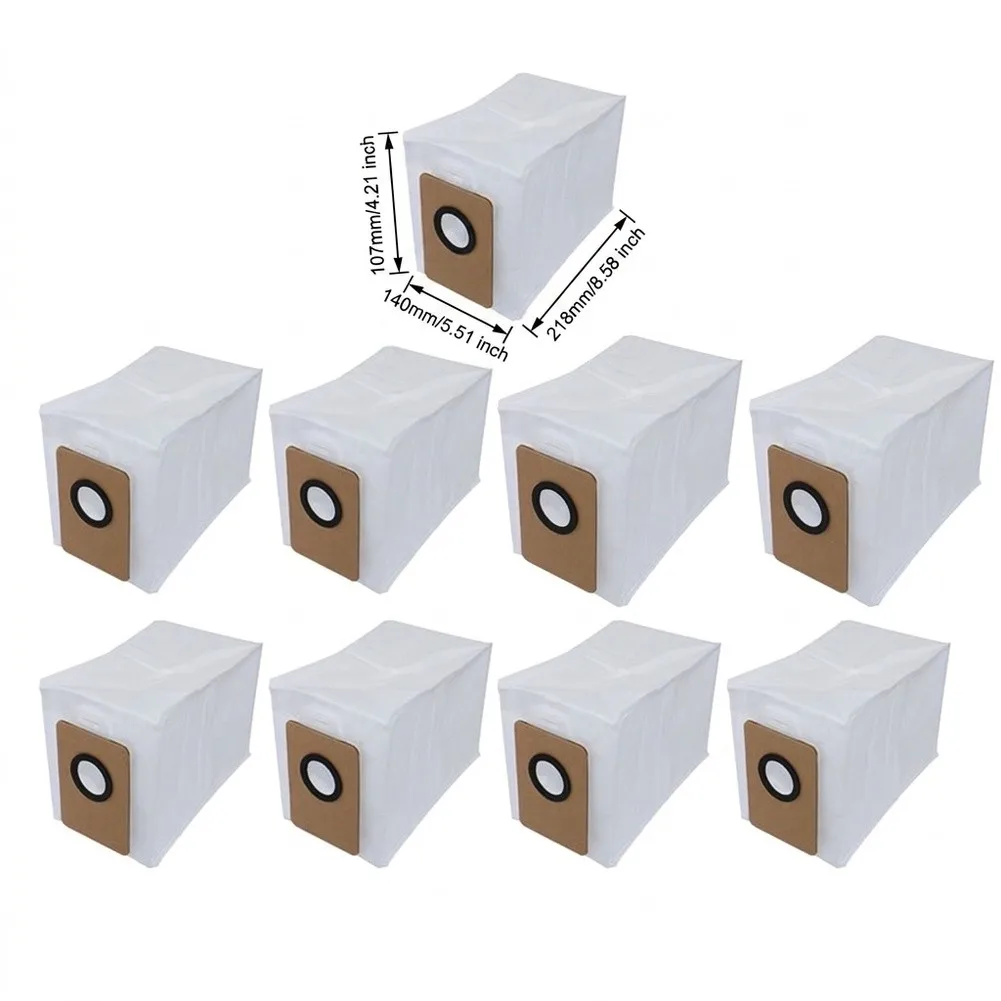 For ILIFE T20S For Auto-Empty Station Dust Bags 9 Pack 3.5L Capacity Nonwoven Multi-Layer Filter 107x218x140mm Easy Seal Design