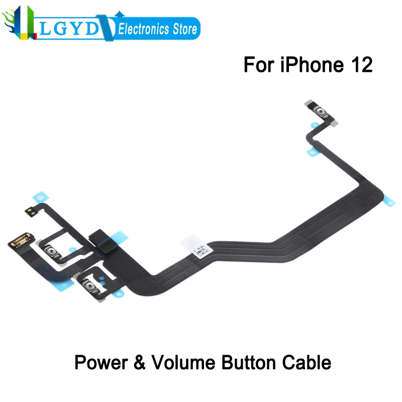 For iPhone 12 Phone Power & Volume Button Flex Cable Repair Replacement Part