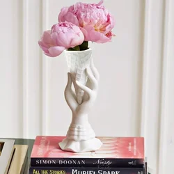 New American Jonathan Adler Holds Ice Cream Ceramic Cute Vase Candle Holder Dining Table Decoration Storage Home Decoration