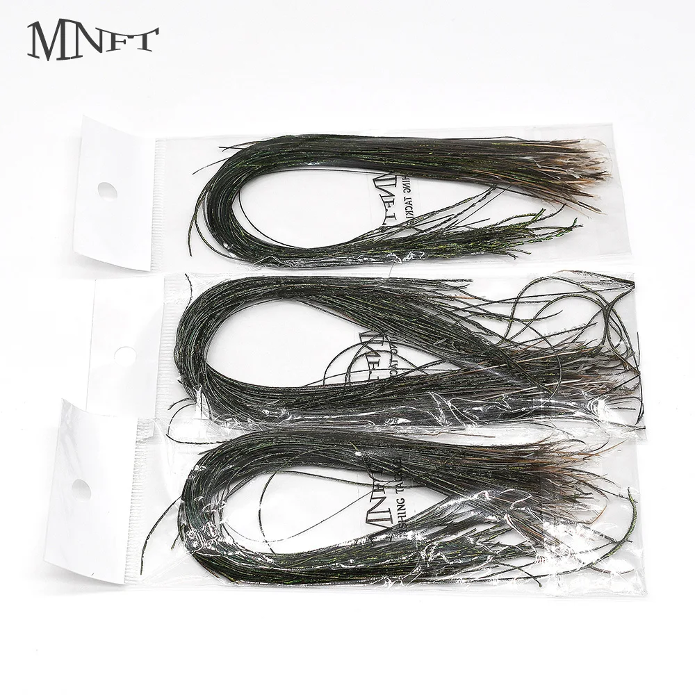 MNFT 1Bag Peacock Herl Feather for Fly Tying Nymphs Wet Flies Fishing Fly Tying Material