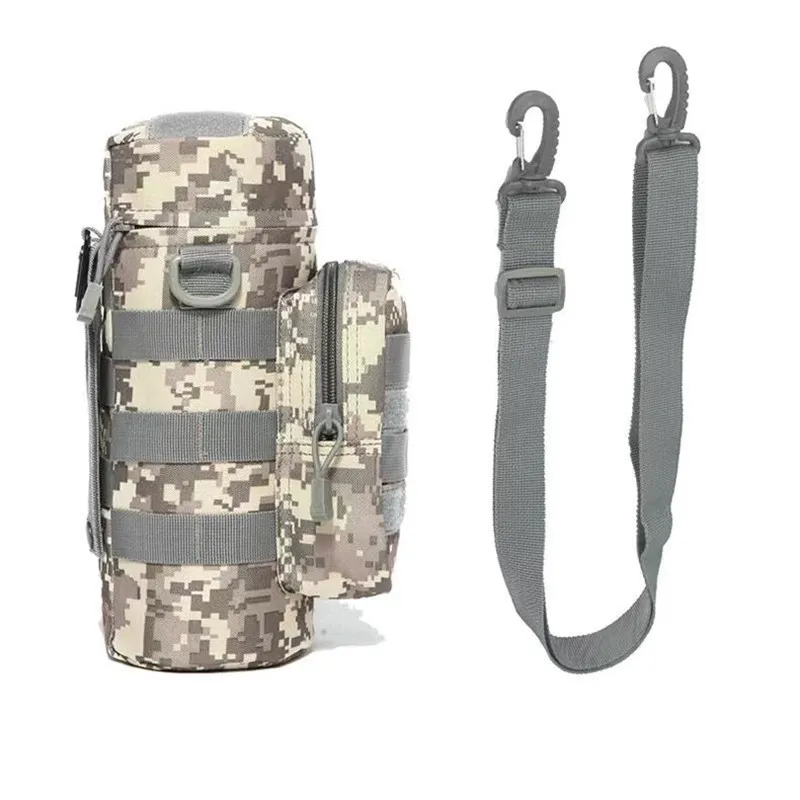 

Outdoors Water Bottle Pouch Tactical Gear Kettle Waist Shoulder Bag for Army Fans Climbing Camping Hiking Bags