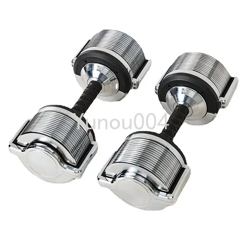 32kg Precision Steel Plated Dumbbell Fast Weight Adjustable Dumbbell Set Universal Multi Gear High-grade Solid Weight Plates